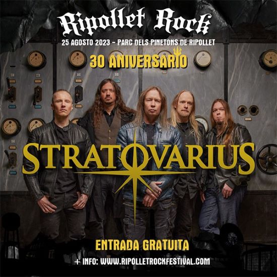 Stratovarius encabezará el 30 aniversario del Ripollet Rock