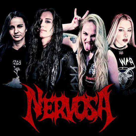 Nervosa presenta videoclip y Prika Amaral como nueva vocalista