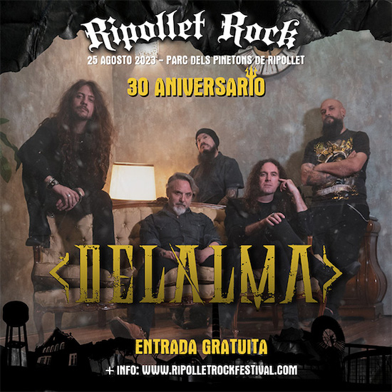 Ripollet Rock, anuncia a Delalma en su edición 30