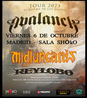 Avalanch + Midlungards + Reylobo Shoko (Madrid)