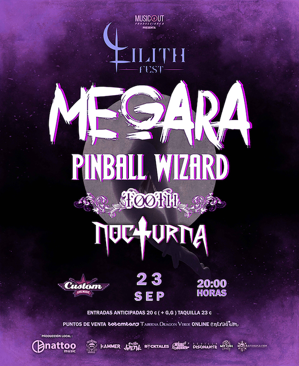 Megara + Pinball Wizard + Tooth + Nocturna Custom (Sevilla)