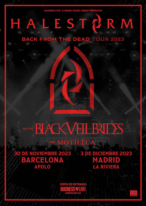 Halestorm + Black Veil Brides + Mothica Apolo (Barcelona)