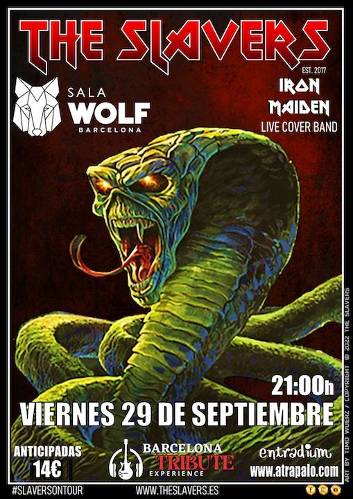 The Slavers (Iron Maiden Cover Band) Wolf (Barcelona)