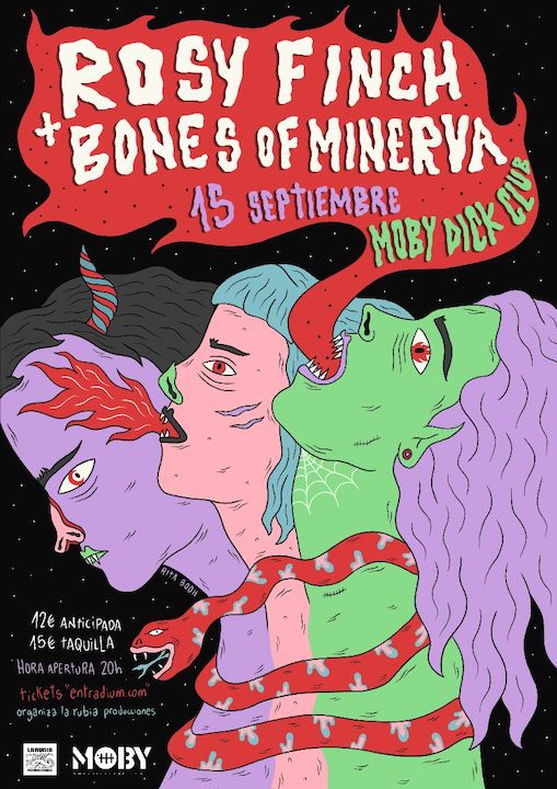 Rosy Finch + Bones of Minerva