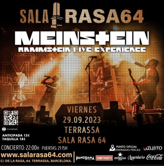 Meinstein (Rammstein Live Experioence) Rasa 64 (Terrassa)