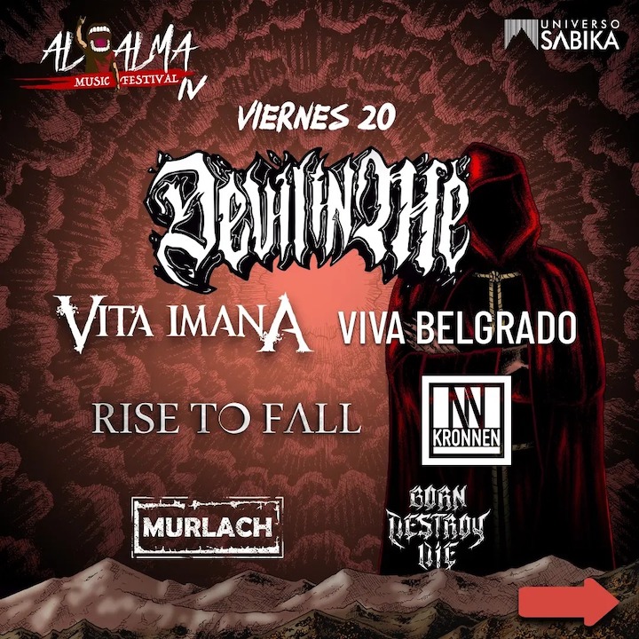 Devil In Me + Vita Imana + Viva Belgrado + Rise To Fall + Kronnen + Murlach + Born Destroy Die