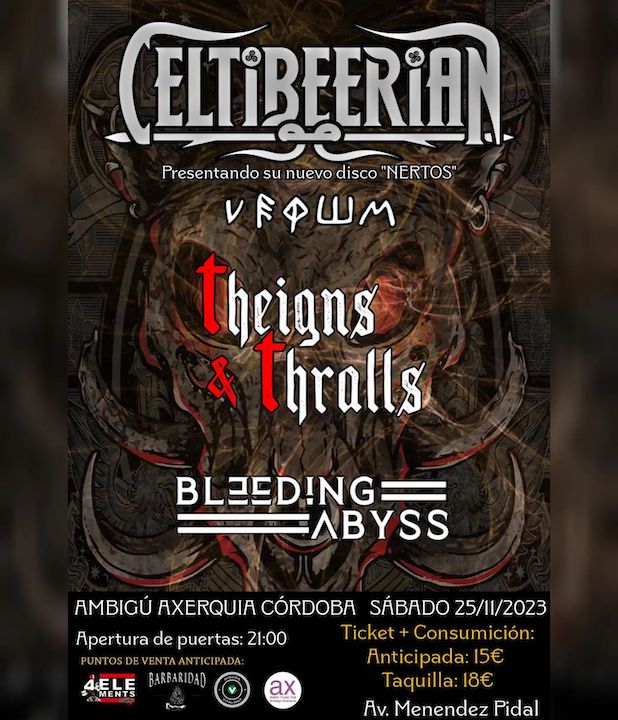 Celtibeerian + Theigns and thralls + Bleeding abyss
