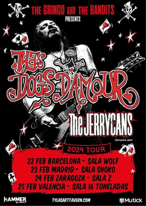 Tyla's Dogs d'Amour + The Jerrycans Shoko (Madrid)