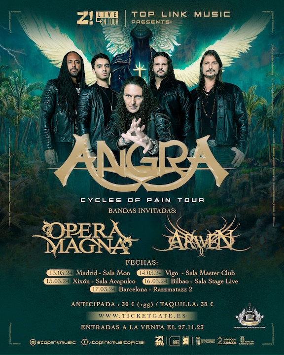 Angra + Opera Magna + Arwen Razzmatazz 2 (Barcelona)