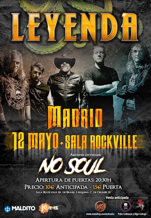 Leyenda + No Soul Rockville (Madrid)