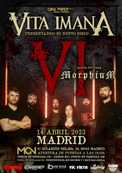 Vita Imana + Morphium - 14/04/23 - Sala Mon (Madrid)