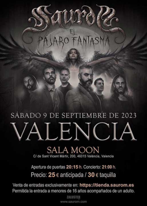 Saurom - 09/09/2023 - Sala Moon (Valencia)