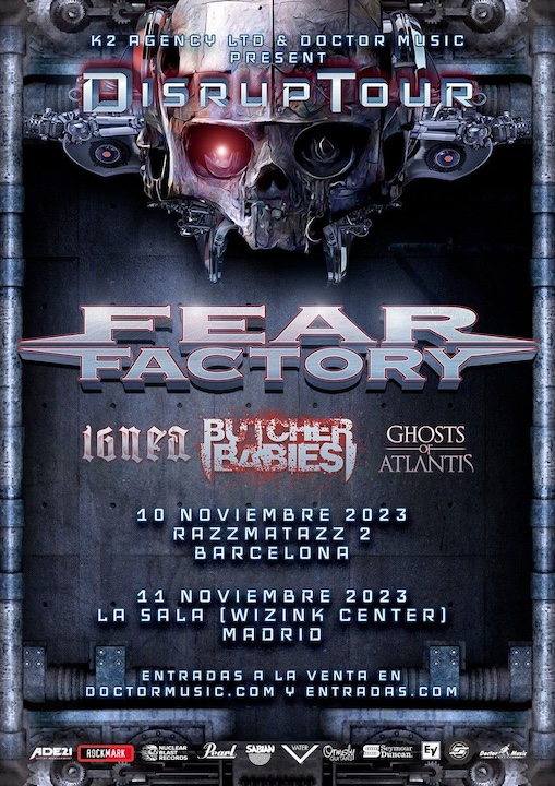 Fear Factory + Butcher Babies + Ignea + Ghost of Atlantis - 10/11/23 - Razz 2 (Bcn)