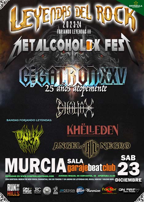 Forjando Leyendas - 23/12/23 - Garaje Beat Club (Murcia)