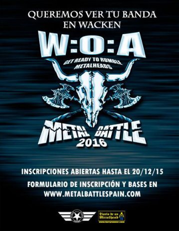Se abre la WOA MB 2016