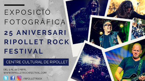 Exposició Fotogràfica 25 Aniversari Ripollet Rock Festival