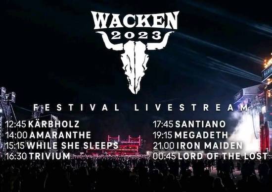 Todo el Wacken en vivo via MagentaMusik