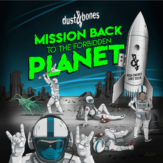 DUST & BONES publiquen portada i tracklist de Mission Back to the Forbidden Planet