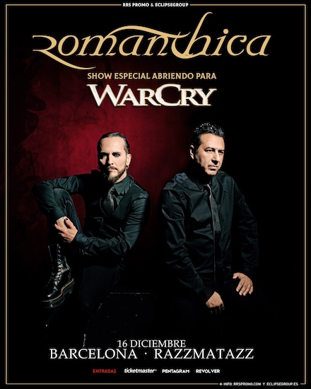 ROMANTHICA abrirá para WARCRY en Barcelona