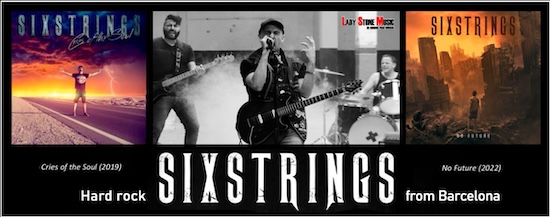 Novedades de SIXSTRINGS (hard rock): nuevo vídeo
