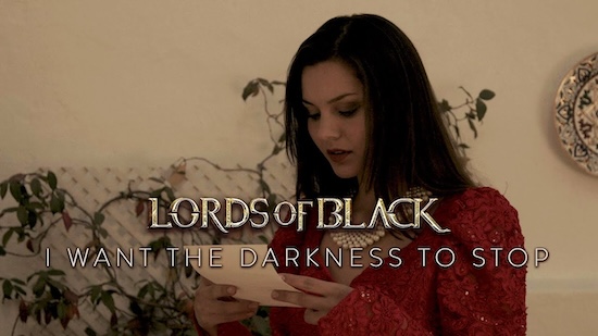 Nou videoclip de LORDS OF BLACK: I Want the Darkness to Stop